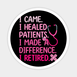 Funny Retired Nurse Doctor Medical Professional Magnet